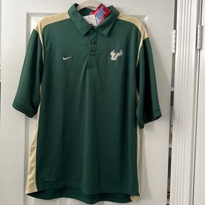 NWT USF Bulls polo. Embroidered. Nike. Size medium.